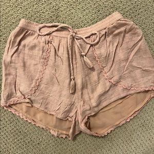 American eagle blush shorts size small